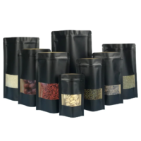 biodegradable brown kraft paper ziplock bag stand up pouch RH Packing packaging sample