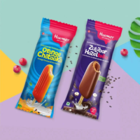 chocolate ice cream bar packaging bag custom printed RH Packing packaging sample