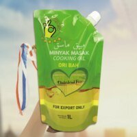 custom food grade sunflower coconut oil refill pouch RH Packing packaging sample