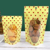 Custom Waterproof Mylar Cookie Pouch with Clear Window RH Packing packaging sample