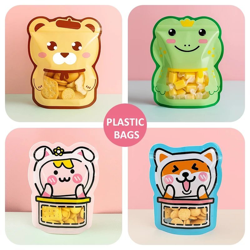 cute animal food bag special shape stand up pouch RH Packing packaging sample