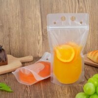 reusable beverage bags self-supporting ziplock pouches RH Packing packaging sample